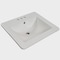 Msi White 21in X 18in Rectangle Porcelain Overmount Vanity Sink ZOR-PT-SNK-0017 - alternate 4